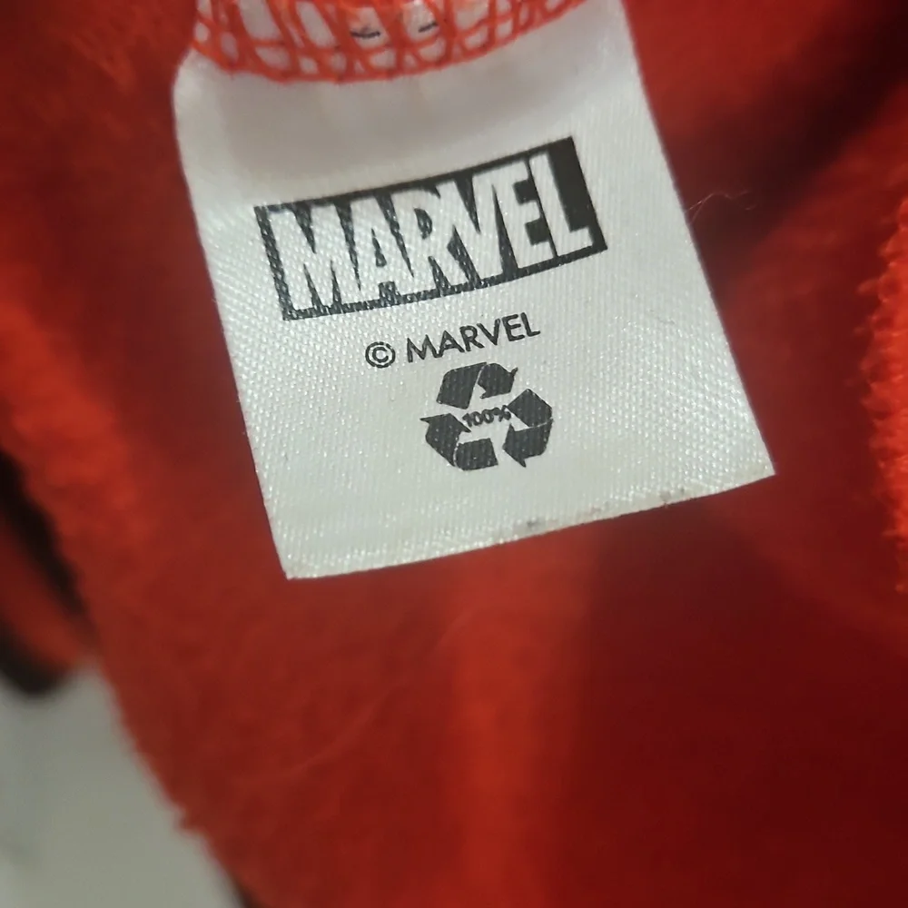 Disney Red Marvel Spiderman Boys Full Zip Fleece Jacket Sz 5/6